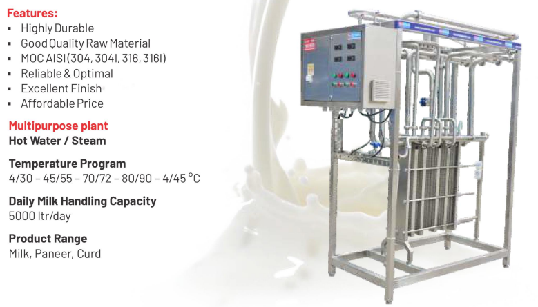 Mini Dairy Plant (200 to 500 LPH): A Small-Scale Solution for Modern Dairy Processing